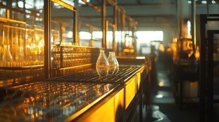 Glassware Manufacturing: Golden Hour in a Factory