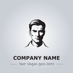 A Man logo company design illustration
