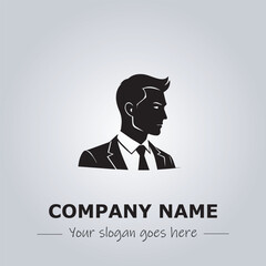 A Man logo company design illustration
