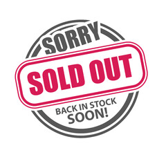 High-Impact SOLD Badge EPS Vector with Grunge & Bold Design.