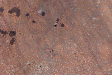 Metal background, rust texture, old iron. Corrosion from water, on sheet metal. Rust and oxidized background. Old metal iron sheets.