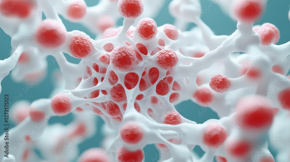 Poster exploring particle dynamics laboratory scientific visualization abstract environment close-up view m