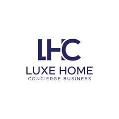 Letter LHC Logo Concepts and Vector Design 
