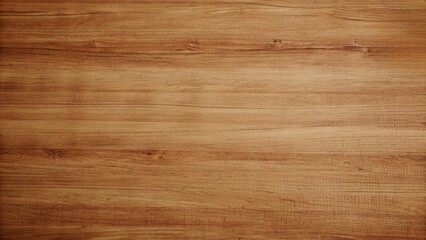 Fototapeta premium Overhead view of light brown wooden table