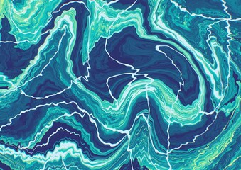 abstract blue background with waves