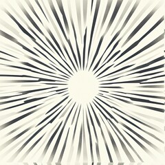 Naklejka premium Sunburst Pattern Alternating Textured and Smooth Rays Seamless Design