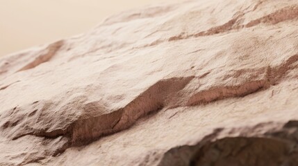 Rough textured beige rock, natural stone surface, close-up geology, textured earth tones, rocky crevices background