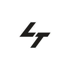 Stylish LT Letter Logo - Elegant Typography Concept
