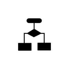 Algorithm flow icon eps file