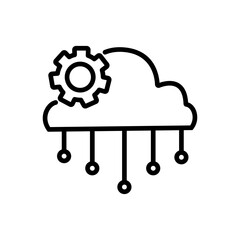 API integration ouline icon eps file