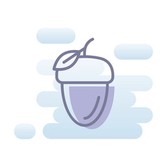 Plant An Acorn vector icon