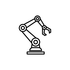 Robot arm outline icon png