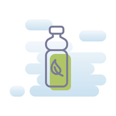 Eco Aqua vector icon
