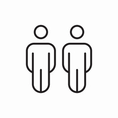 people team users icon vector sign