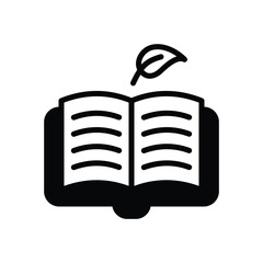 Eco Lesson vector icon