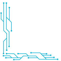 Circuit Tech Line Corner