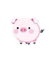 Minimalist piglet