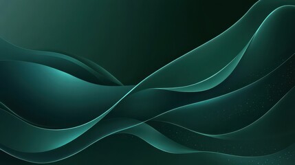 Obraz premium Dark green abstract background. Vector design eps 10