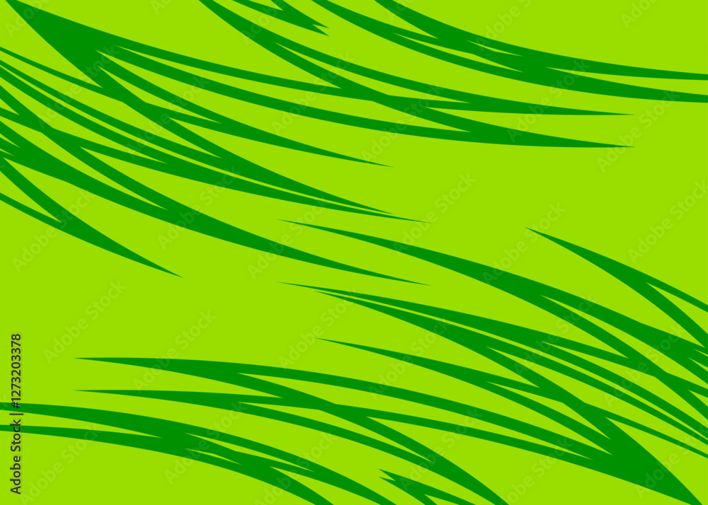Poster abstract background with curved spikes pattern and with some copy space area. simple tropical backgr