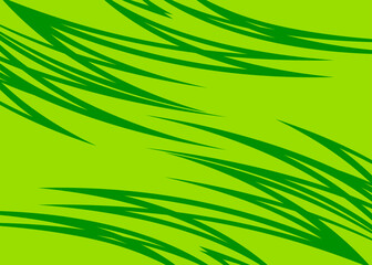 Obraz premium Abstract background with curved spikes pattern and with some copy space area. Simple tropical background