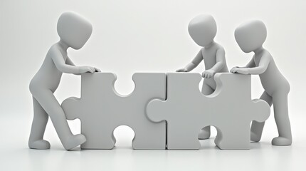 Collaborative Teamwork in Puzzle Solving With Abstract Figures in a Minimalist Setting