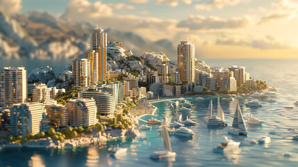 Obraz premium illustration of cannas america poster