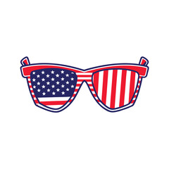 4th July vector elements illustration