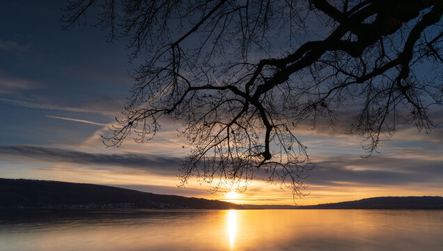Abends am Bodensee auf Reichenau