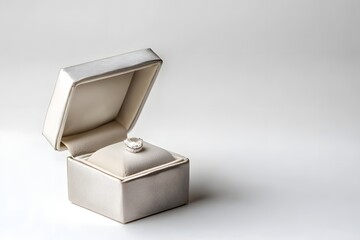 Elegant Diamond earring in Open Box for Engagement or Special Gift