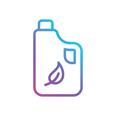 Eco Bathroom Cleaner vector icon