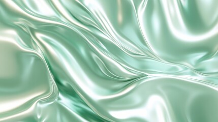 Obraz premium Light green shiny background. Vector template eps 10