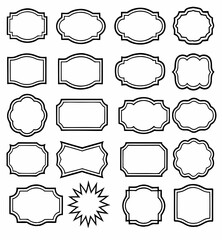 vintage sticker label