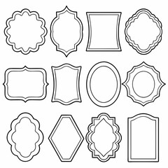 vintage sticker label