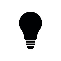 Light bulb isolated on white