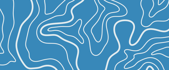 Topography map background. Wavy abstract pattern