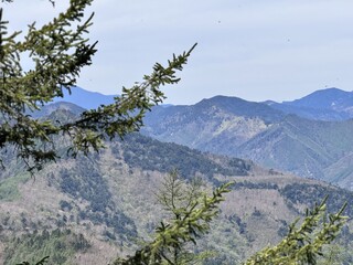 雲取山から見た風景