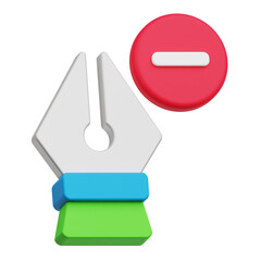 design interface 3d icon isolated on the transparent background