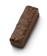 Wafer in chocolate isolated on transparent background