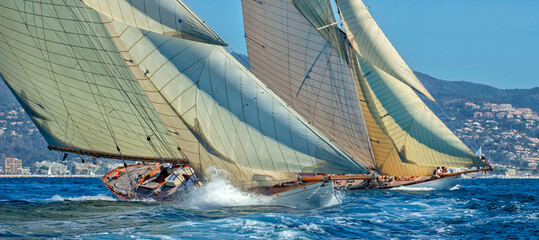 Sailing yachts regatta. Yachting. Sailing race   © Alvov