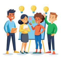 coworker talking vector image