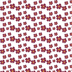 seamless pattern with flowers