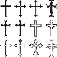 Christian cross collection.
