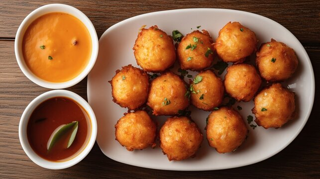 Bonda south indian snacks | Evening snacks bonda with chutney |  Crispy tea-time snack made with flour