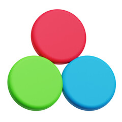 design interface 3d icon isolated on the transparent background