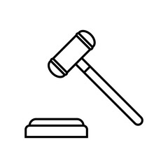 Law icon vector. justice illustration sign. court symbol.