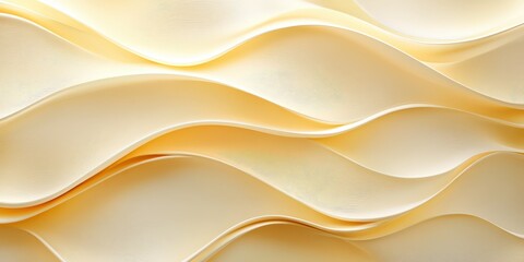 Obraz premium Delicate creamy abstract waves are showcased in this image, forming stylish and dynamic patterns that evoke feelings of creativity and artistic expression in design.