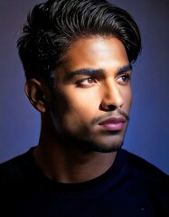 Fototapeta premium portrait of a handsome young man