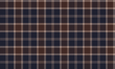 Seamless plaid, blue, cream, brown, suitable for designing clothes, pants and skirts with a distinctive and modern style, adding fashion to every outfit.