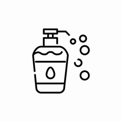 liquid soap icon vector sign
