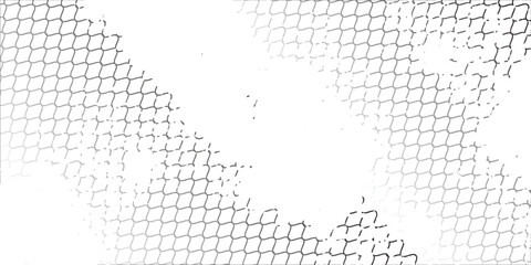 A pile of commercial fishing nets, monochrome image, a pattern of texture and shape. vector © Ubay